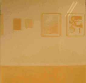 710031, 2003 Sérigraphie originale en pièce unique, Reflet du stand de la FIAC 2003 La démarche est la même que pour "18120041" citée ci-dessus Format 70/70 cm.