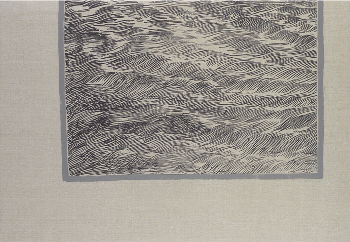 Avec Le Titien... le passage de la Mer Rouge, 2008 6 œuvres toutes uniques réalisées en sérigraphie et rehaussées de la main de l’artiste. Format 116/89 cm.
