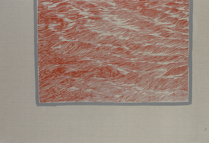 Avec Le Titien... le passage de la Mer Rouge, 2008 6 œuvres toutes uniques réalisées en sérigraphie et rehaussées de la main de l’artiste. Format 116/89 cm.